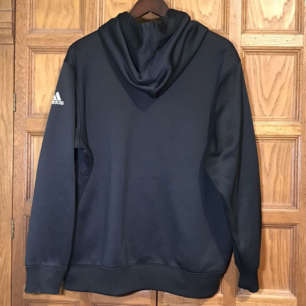 adidas Longwood University Lancers NCAA Logo Adult XL Black Pullover Hoodie - Picture 10 of 12